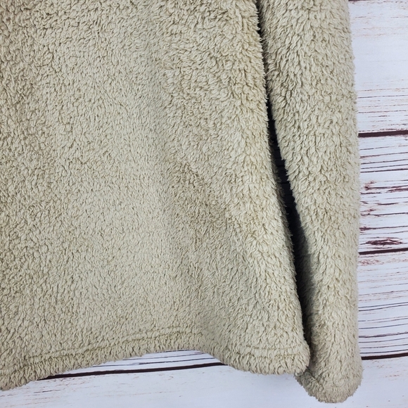 Patagonia Womens Small Tan/Khaki Los Gatos 1/4 Zip High-Pile Fleece Pullover - Picture 5 of 11